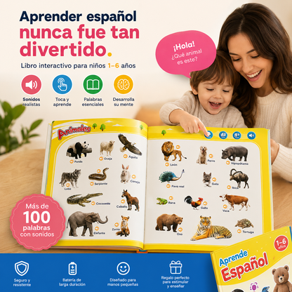 Libro Interactivo Educativo Bilingüe para Niños
