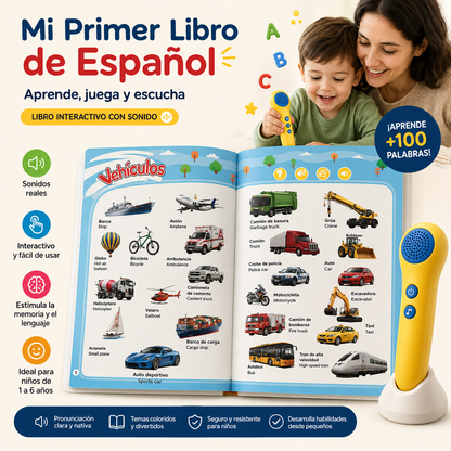 Libro Interactivo Educativo Bilingüe para Niños
